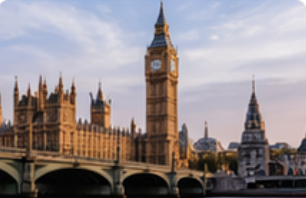 Luxury dating city view in London