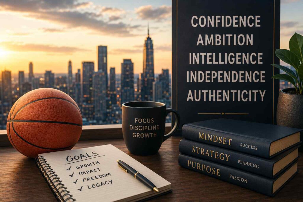 Cityscape of ambition and growth